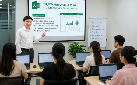 KHAI GIẢNG KHÓA HỌC NGẮN HẠN THÁNG 6/2026: “THỰC HÀNH EXCEL CHO HR” – HỌC XONG ÁP DỤNG NGAY!